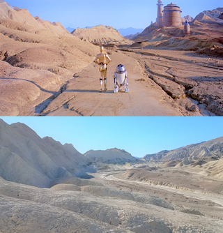 Illustration for article titled 36 years later, Return Of The Jedi's Tatooine and Endor filming locations remain mostly unchanged